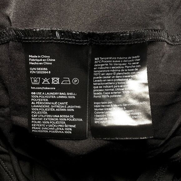 Formal black lace sleeveless dress with dress lining asymmetrical ruffle size M - Picture 11 of 11